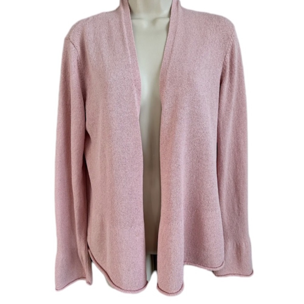 Eileen Fisher Silk Blend Pink Cardigan